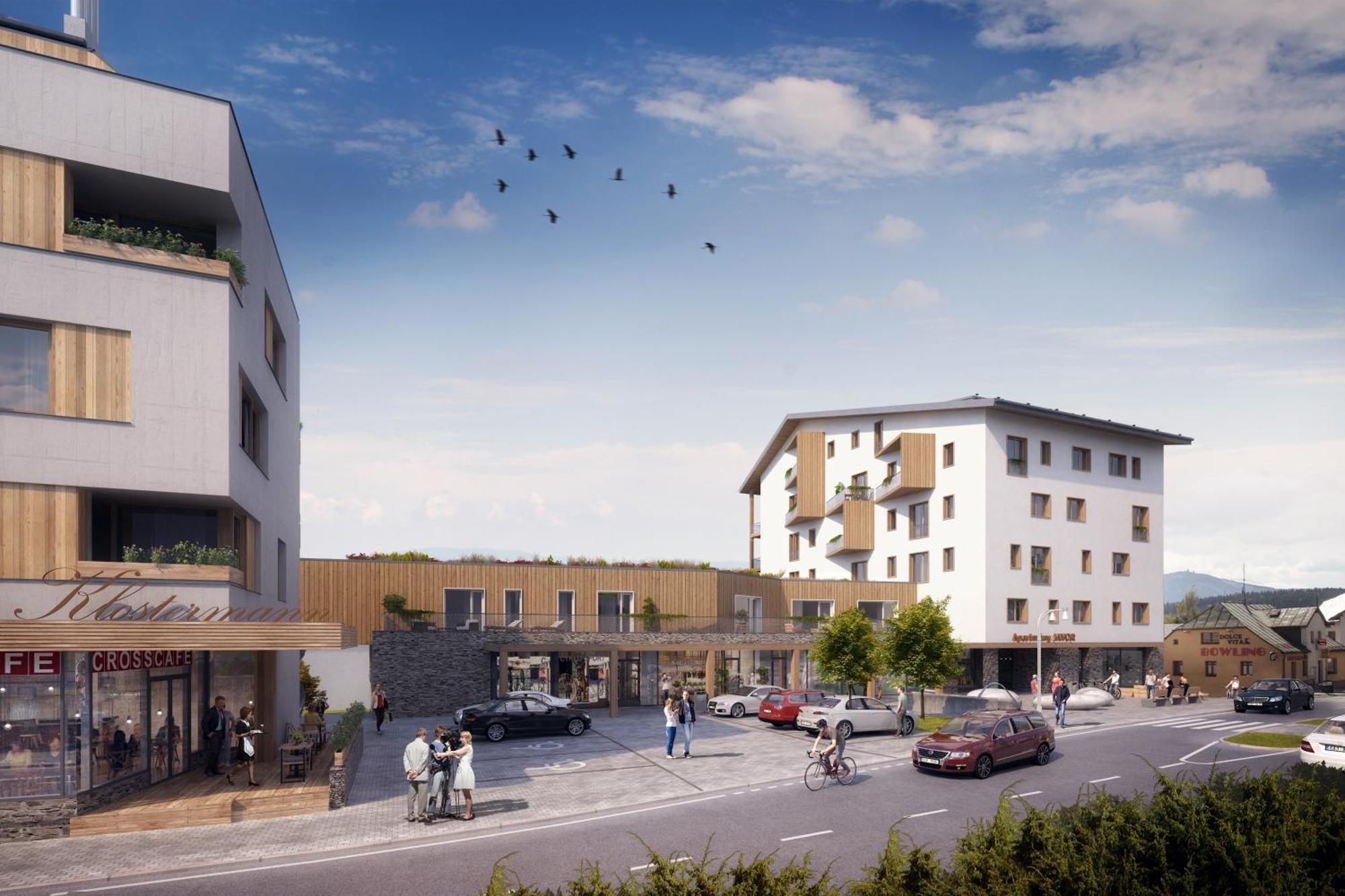 Apartment Rezidence - Javor & Wellness Zelezna Ruda Exterior photo